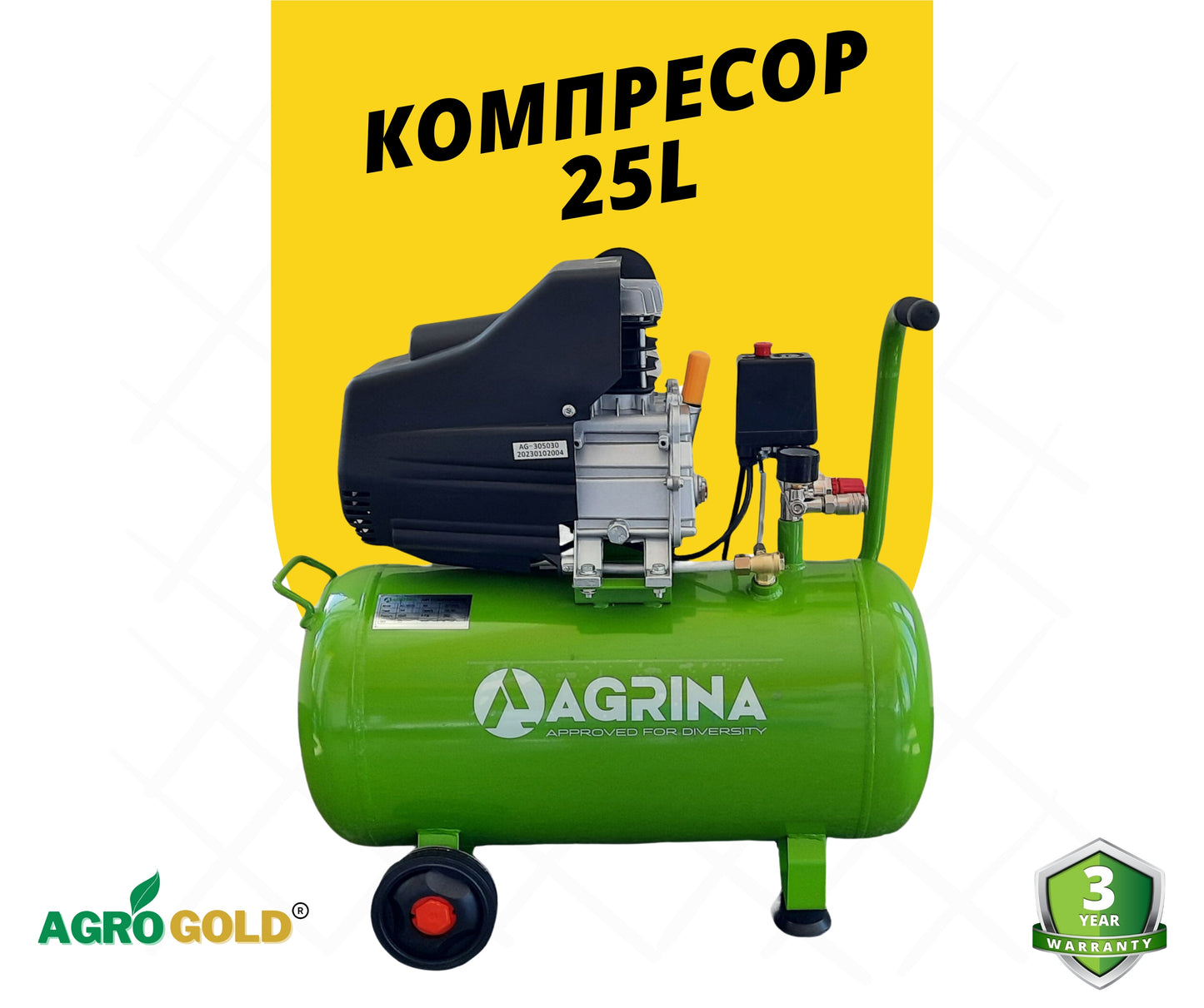 Compressor Agrina 25L