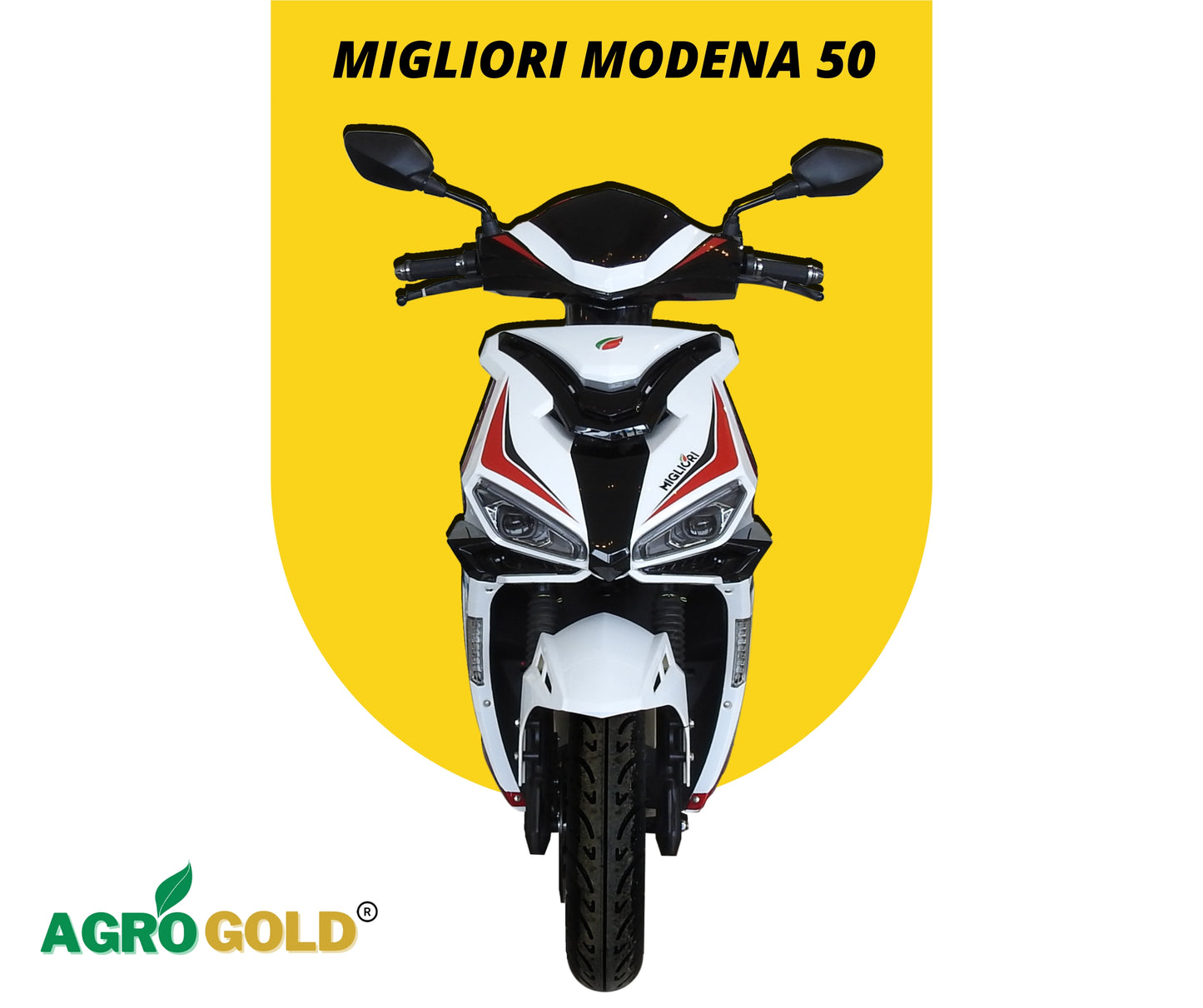 MODENA 50 - White/Red 